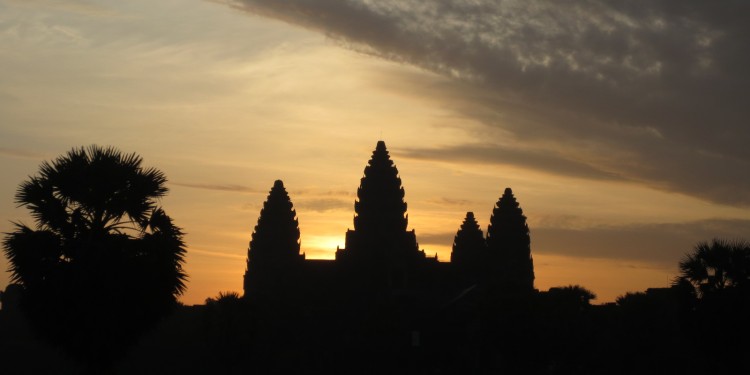 Nascer do sol em Angkor Wat - Camboja