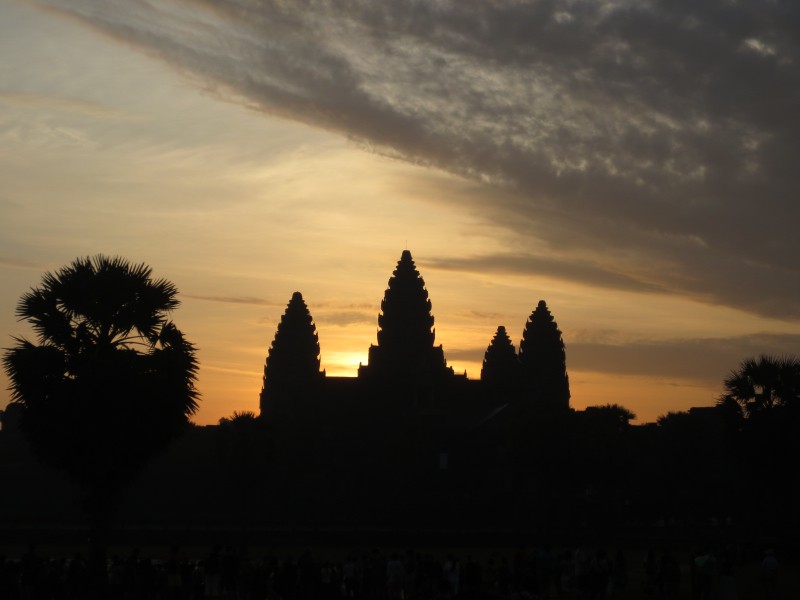 Nascer do sol em Angkor Wat - Camboja